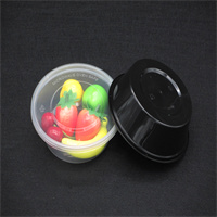 plastic transparent food container  8oz