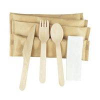 Wooden cutlery  set   