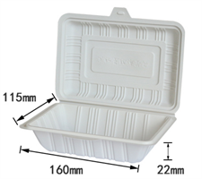 Lunch box / Clamshell 160*115 mm