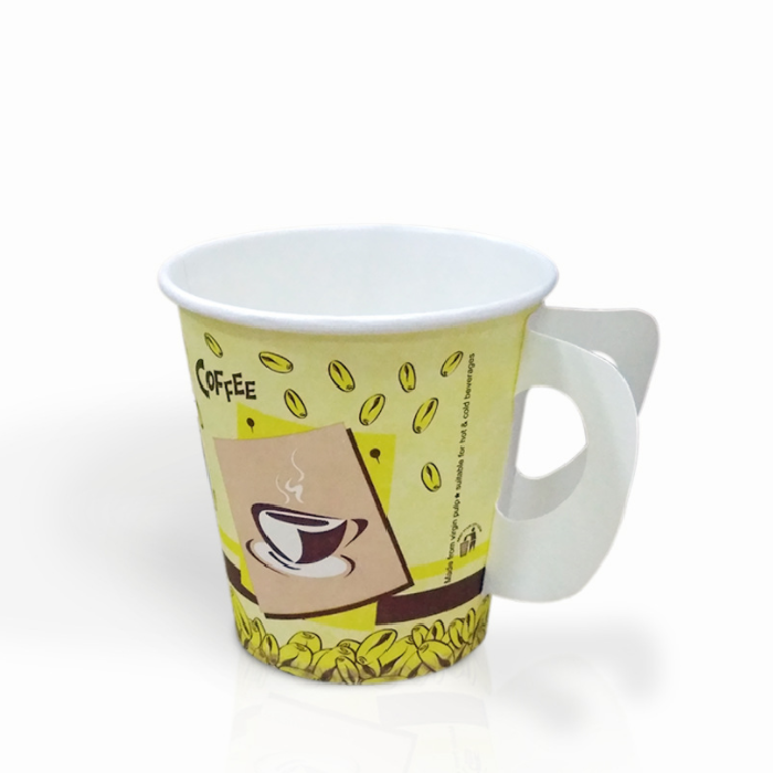 Paper cup with handle 7 / 9 oz
