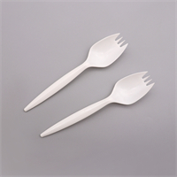 Bio-degradable spoon fork from DisposablesInc.com. The best import service in China. Import your disposable items and products from us. 