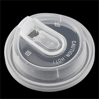 Paper Cup Lid Clear 80/90mm