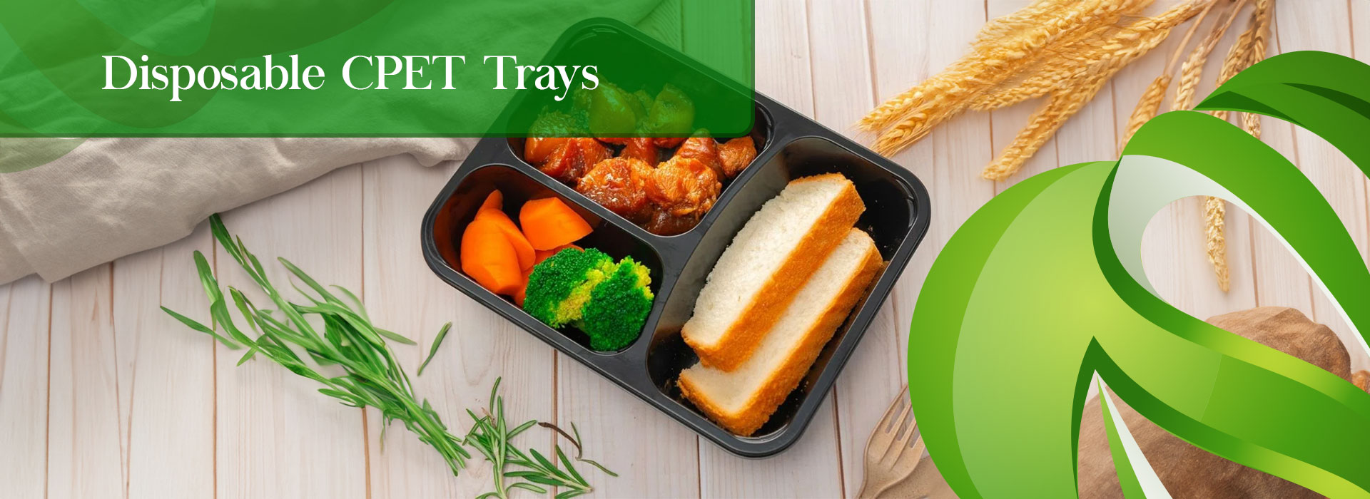 Import CPET Trays for Food Packaging from China with DisposablesInc.com