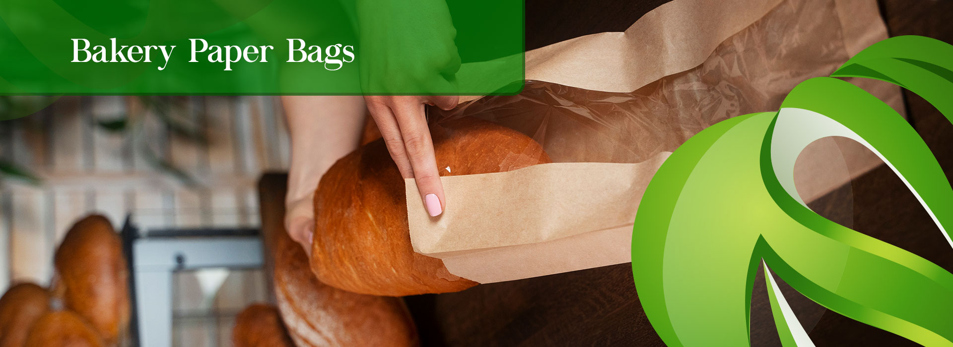 Import disposable bakery paper bag from DisposablesInc.com