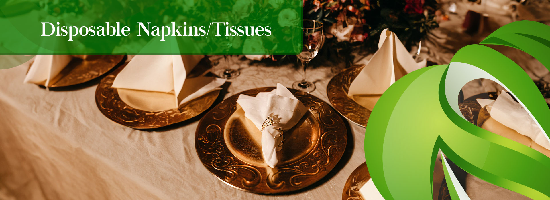 Import disposable paper napkins and tissues from China and DisposablesInc.com