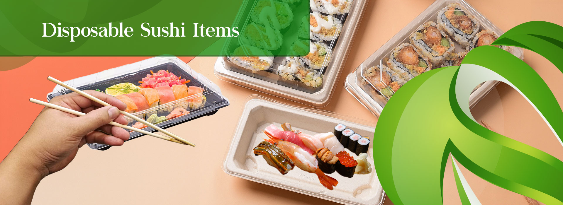 Import disposable Sushi items och products from china with DisposablesInc