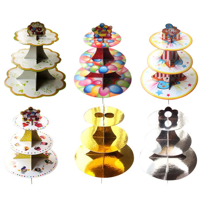 Foldable cake stand from DisposablesInc.com. The best import service in China. Import your disposable items and products from us.