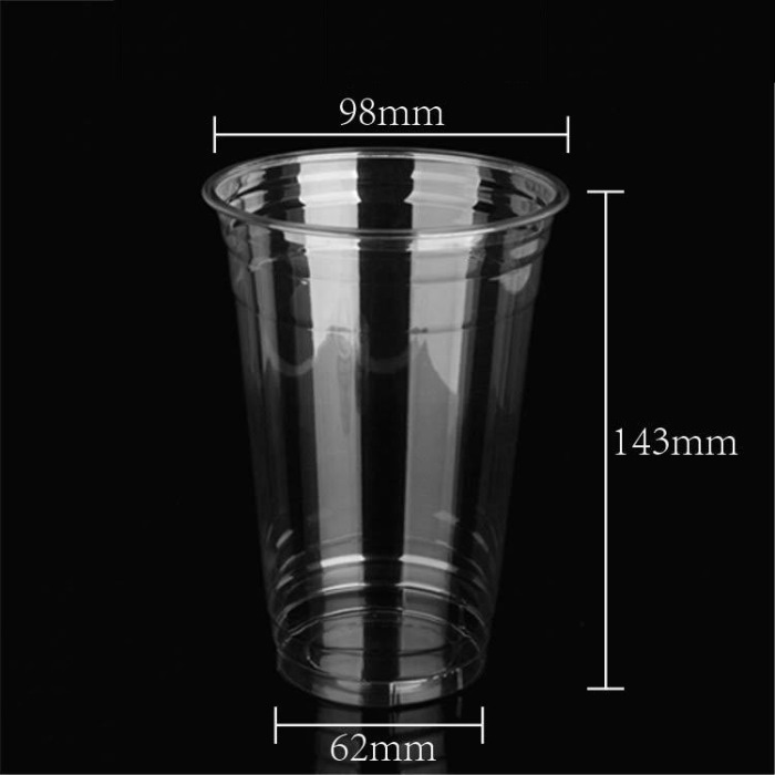 PET cup Disposable 700ml from DisposablesInc.com. The best import service in China. Import your disposable items and products from us.