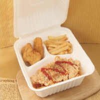 Biodegradable / sugarcane lunch / Take away box  from disposablesInc.com The best import service in China. Import your disposable items and products from us. 